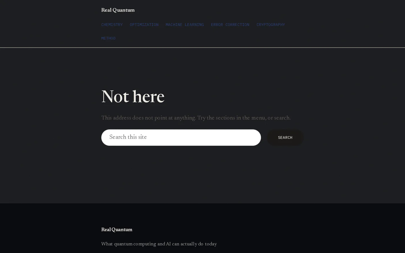The start-here page on a desktop screen